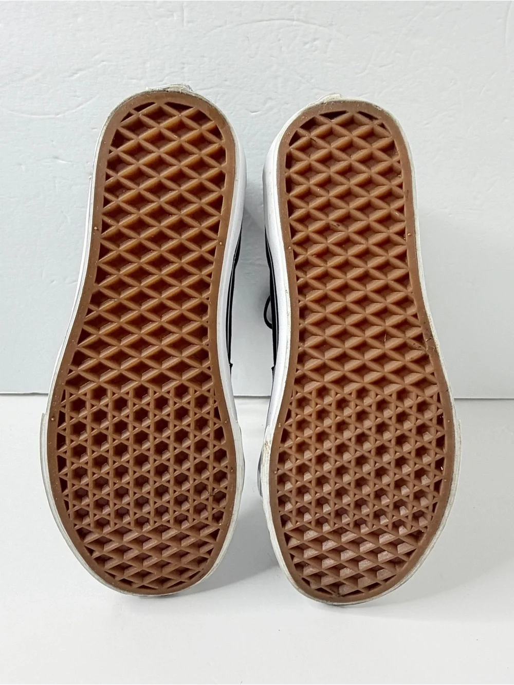 Vans SK8-HI Black White Check Bumper Sneakers 5.5 Jr
